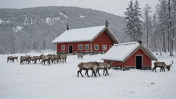 Et samisk kultursenter i den snødekte ødemarken.