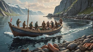 En tradisjonell norsk fiskebåt som bedriver varping, med en stor fangst av fisk.