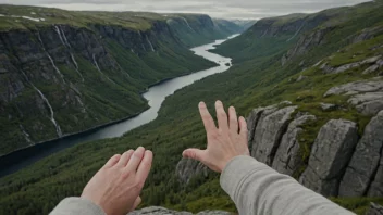 En person som strekker armen for å gripe noe, men det er bare utenfor rekkevidde.