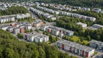 Et fotografi av Ruseløkka, som viser dens unike karakter og landemerker.