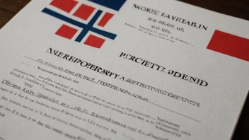 Et bilde som representerer den norske loven om eiendomsrett og overdragelse av eiendom.