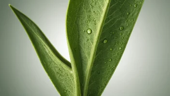 En stengel, også kjent som en stilk, er den overjordiske delen av en plante som forbinder bladene med roten.