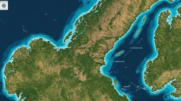 Skagerrak havområdet, et viktig marint økosystem mellom Norge og Danmark.