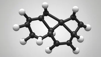 Et bilde av en monosyklisk forbindelse med en ringformet konfigurasjon av karbonatomer.