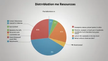 Et bilde som representerer begrepet fordeling og allokering av ressurser.