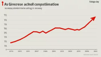 En graf som viser økningen i alkoholkonsum blant unge voksne i Norge.