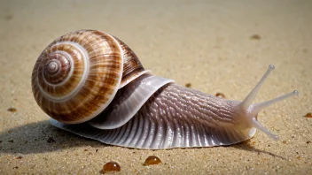 Sjøsnegler er marine bløtdyr som lever i havet.