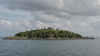 En fredelig og malerisk utsikt over Ersholmen