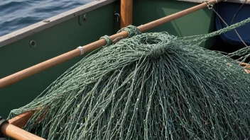 Et bilde av en snurpenot, en type fiskeredskap, brukt for å fange fisk.