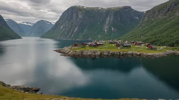 Et malerisk bilde av Nordskot, som viser dets naturskjønnhet og unike karakter.