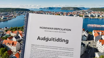 Et bilde av en norsk lov med fokus på revisjonsreguleringer.