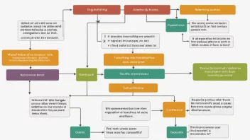 Et flytdiagram eller et diagram som viser en sekvens av handlinger eller et sett av funksjoner som brukes til å vurdere ytelsen eller funksjonaliteten til en test.