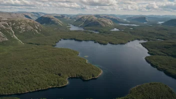 Femundsmarka nasjonalpark i Norge, kjent for sine vakre landskap, fjorder og rike dyreliv