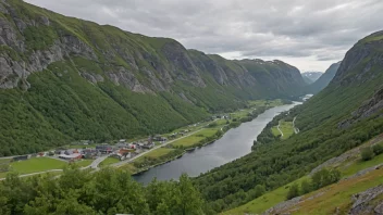 En neverdal er en unik landskapsformasjon skapt av erosjon og nedbrytning, kjennetegnet av bratte skråninger og et variert landskap.