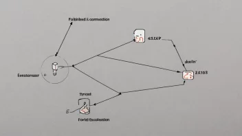 Et diagram som viser en direkte og stabil forbindelse mellom to enheter, som representerer Fast Forbindelsestjenester