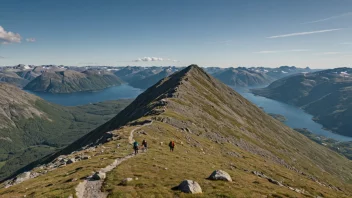 En fjellhaug i et norsk fjellområde