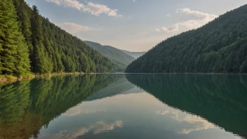 En vakker stavsjø i norsk natur.