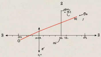 En graf som viser en matematisk funksjon og dens inverse.