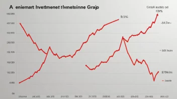 En graf som viser en stor investering med en betydelig økning i verdi