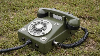 En felttelefon, også kjent som en militær telefon, er en type telefon som brukes i utendørs situasjoner, som militærbaser eller avsidesliggende områder uten vanlig telefoninfrastruktur.