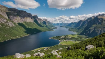 Et fotografi av Håkonshella, som viser stedets naturskjønnhet og betydning i norsk kultur.