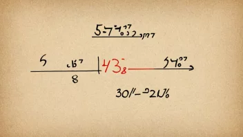 Et bilde som illustrerer begrepet kvotient i matematikk.