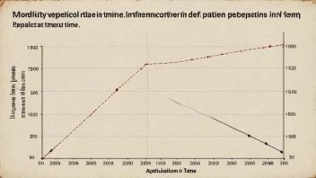 En linjegraf som viser en økende trend, som illustrerer økningen i morbiditetsrate