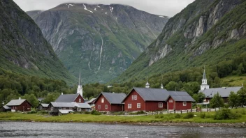 En naturskjønn bygd i Norge med rik kulturhistorie.