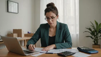 En person som kjemper for å håndtere budsjettet sitt.