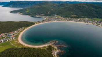 Tvedestrands, en sjarmerende kystby i Norge, kjent for sin vakre kystlinje og naturskjønnhet.