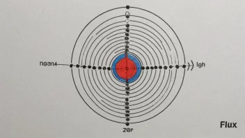 Et bilde som illustrerer konseptet magnetisk flux og enheten for måling oppkalt etter Paul Dirac.