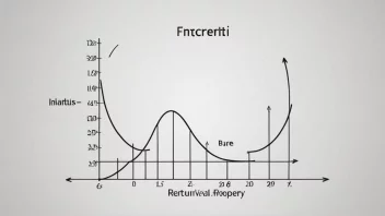 En graf som viser en matematisk funksjon med en involutiv egenskap.