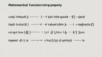 En illustrasjon av en matematisk funksjon med surjektiv egenskap.