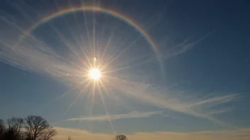 En solrenning, også kjent som en falsk sol, er en lys flekk på himmelen forårsaket av refraksjon av sollys gjennom iskrystaller i atmosfæren.