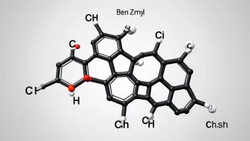 Den kjemiske strukturen til benzyl, en funksjonell gruppe avledet fra benzen.