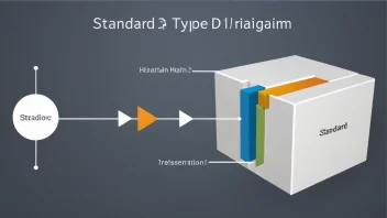 Et bilde av en standardmal eller et diagram som viser en standardtype