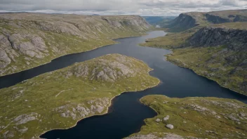 Hardangervidda høyfjellsvidde i Norge, kjent for sin naturskjønnhet og variasjon av dyreliv.