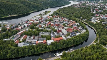 Byåsen, en sjarmerende bydel i Trondheim, med en rik historie og kultur.