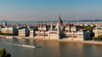 En naturskønn utsikt over Budapest, som viser byens rike historie og vakre arkitektur.