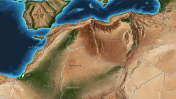 Atlasfjellenes er en fjellkjede som strekker seg gjennom Marokko, Algerie og Tunisia i Nord-Afrika.