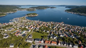 Åsgårdstrand, en sjarmerende kystby i Norge.