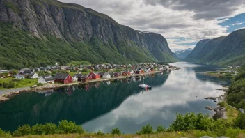 Et naturskjønt sted i Norge med en sterk kulturell arv.