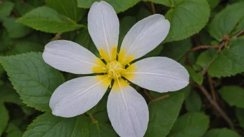 En kusymreblomst i full blomst, som viser frem sine levende farger og delikate detaljer.