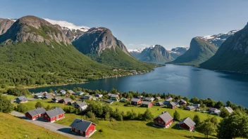 Et malerisk landskap i Norge.