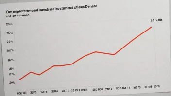 En graf som viser en økning i investeringsefterspørselen