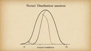 Et bilde av en statistisk fordeling med en klokkekurveform.