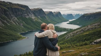 Et bilde av en person som viser medfølelse og empati overfor en annen person.