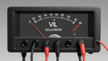 Et voltmeter er et instrument som brukes til å måle elektrisk spenning i volt.