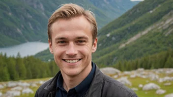 Et portrett av en norsk mann med navnet Tarjei