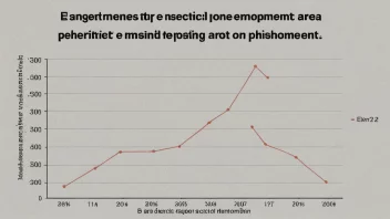 En graf som viser en betydelig økning i et bestemt område eller fenomen.